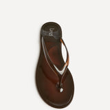 Marine Brown Jelly Flip Flops