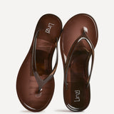 Marine Brown Jelly Flip Flops