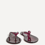 Marine Burgundy Jelly Flip Flops