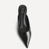 Marissa Black Mule Heels