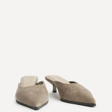 Marissa Taupe Mule Heels
