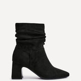 Maven Black Block Heeled Ankle Boots