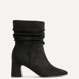Maven Black Block Heeled Ankle Boots