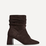 Maven Brown Block Heeled Ankle Boots