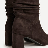 Maven Brown Block Heeled Ankle Boots
