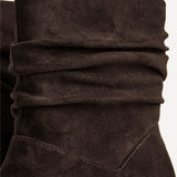 Maven Brown Block Heeled Ankle Boots