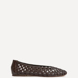 Melina Brown Handwoven Ballet Flats