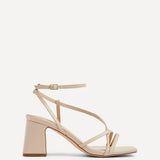 Memphis Nude Strappy Heeled Sandals