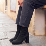Merit Black Ankle Boots
