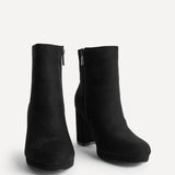 Merit Black Ankle Boots