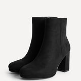 Merit Black Ankle Boots