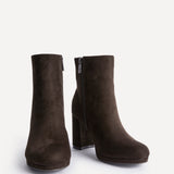 Merit Brown Ankle Boots