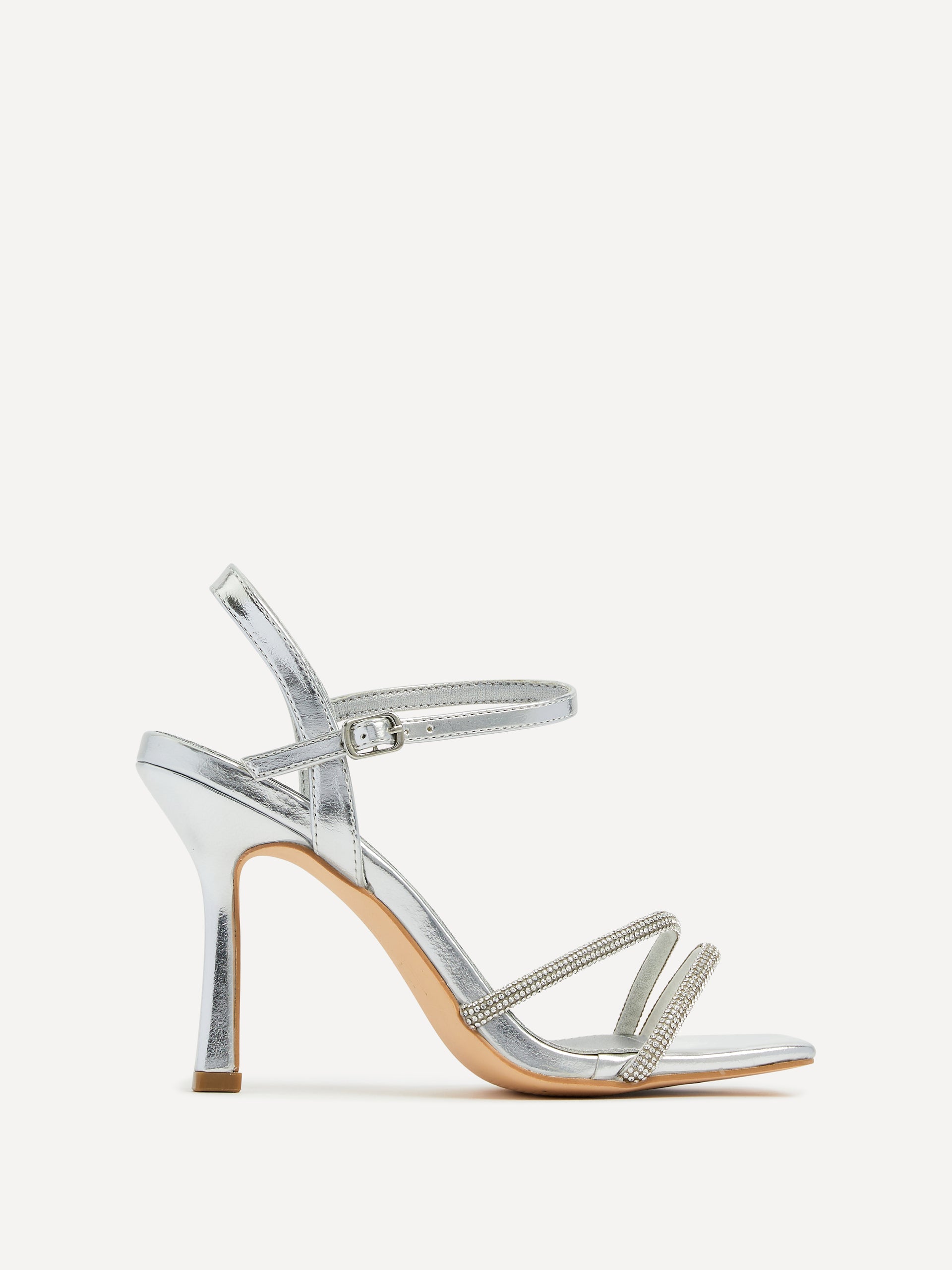 Mesmerize Diamante Heeled Sandals