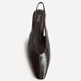 Method Brown Square Toe Court Heels