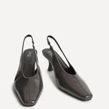 Method Grey Square Toe Court Heels