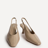 Method Nude Square Toe Court Heels