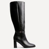 Midtown Black Long Heeled Boots