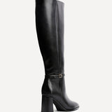 Midtown Black Long Heeled Boots