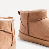 Ultra Mini Addy Chestnut Fur Ankle Boots