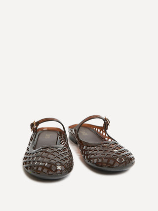 Mirage Brown Jelly Slip On Sandals