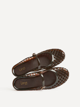 Mirage Brown Jelly Slip On Sandals