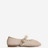 Monaco Mocha Mesh Mary Jane Pumps