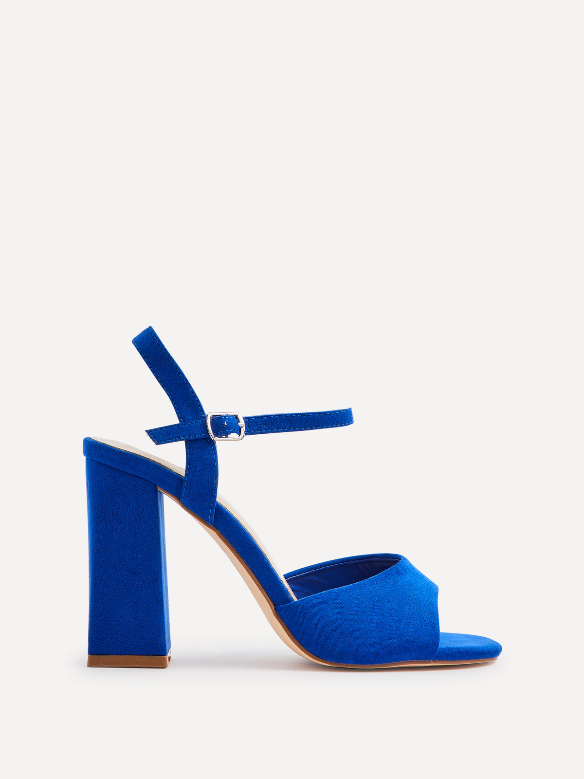 Monroe Wide Fit Cobalt Blue Block Heels