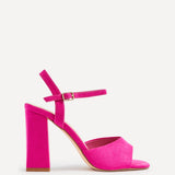Monroe Wide Fit Fuchsia Block Heels