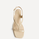 Myth Beige Heeled Sandals