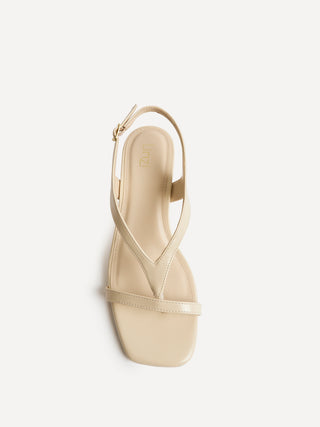 Myth Beige Heeled Sandals