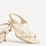 Myth Beige Heeled Sandals