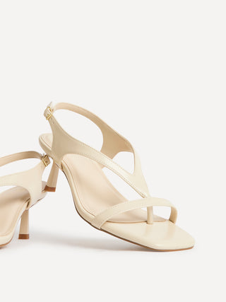 Myth Beige Heeled Sandals