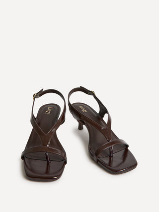 Myth Brown Heeled Sandals