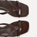 Myth Brown Heeled Sandals
