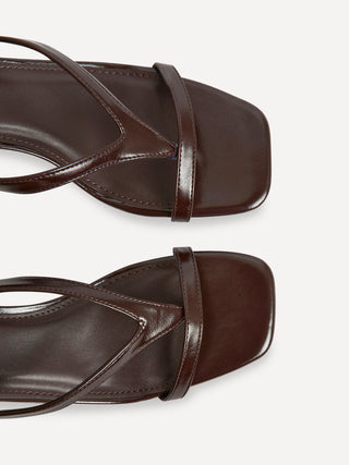 Myth Brown Heeled Sandals