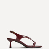 Myth Burgundy Heeled Sandals