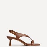 Myth Tan Heeled Sandals