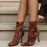 Pantha Leopard Sock Ankle Boots