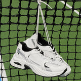 Venture White Mesh Trainers
