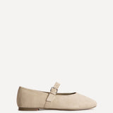 Nadira Nude Mary Jane Style Flats