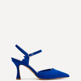 Natalia Cobalt Blue Court Heels