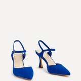 Natalia Cobalt Blue Court Heels