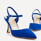 Natalia Cobalt Blue Court Heels