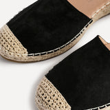 Neroli Black Closed Toe Espadrille Sandals