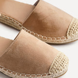 Neroli Taupe Closed Toe Espadrille Sandals