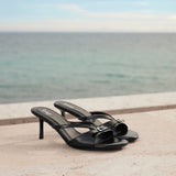 News Black Mule Heels