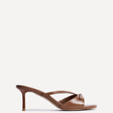 News Tan Mule Heels