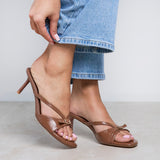 News Tan Mule Heels