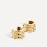 Noa Small Gold Hoop Earrings