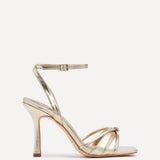 Nola Gold Knotted Heels